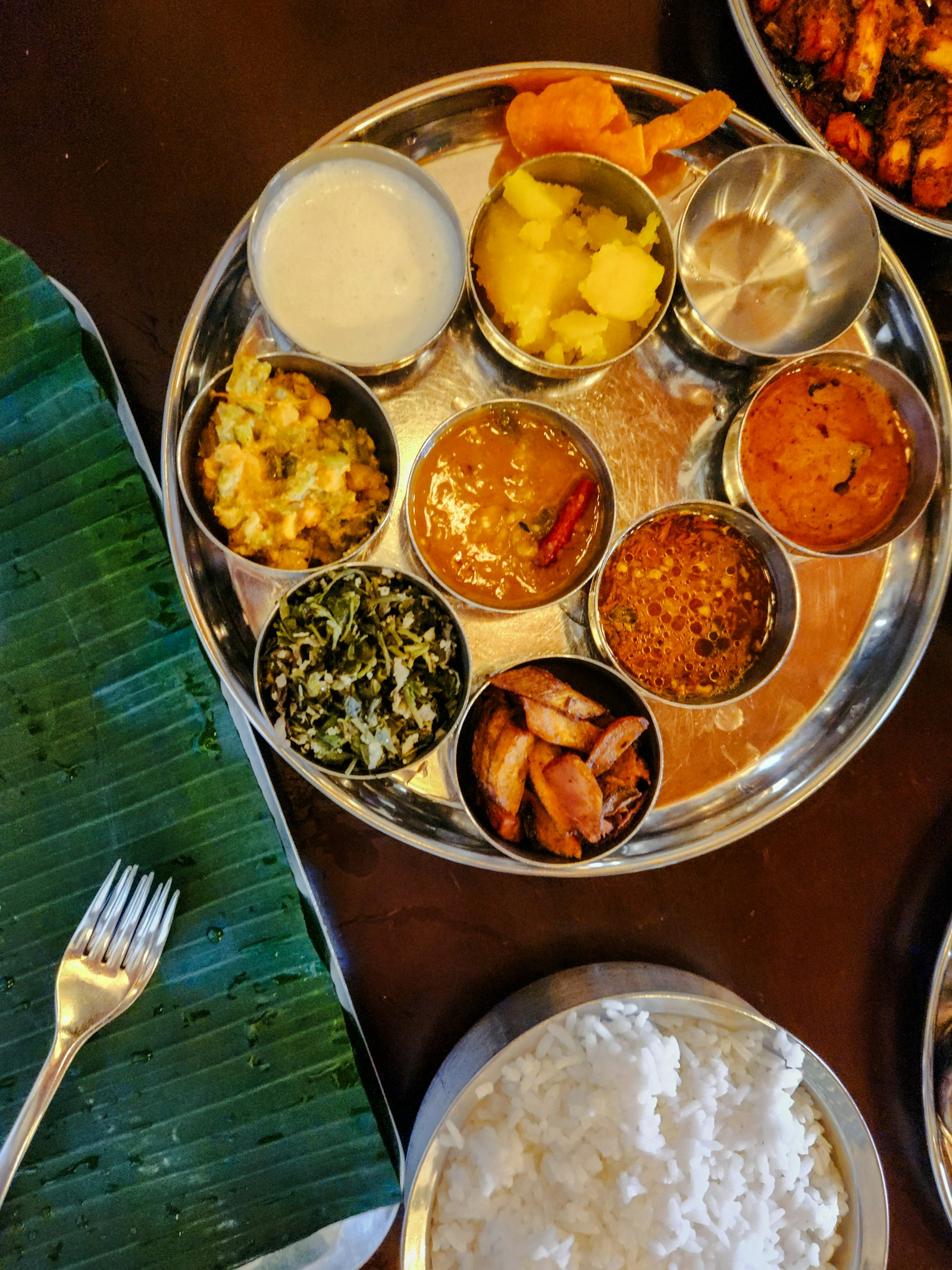Home-style Indian thali, the food half of the homestay vs hotel choice