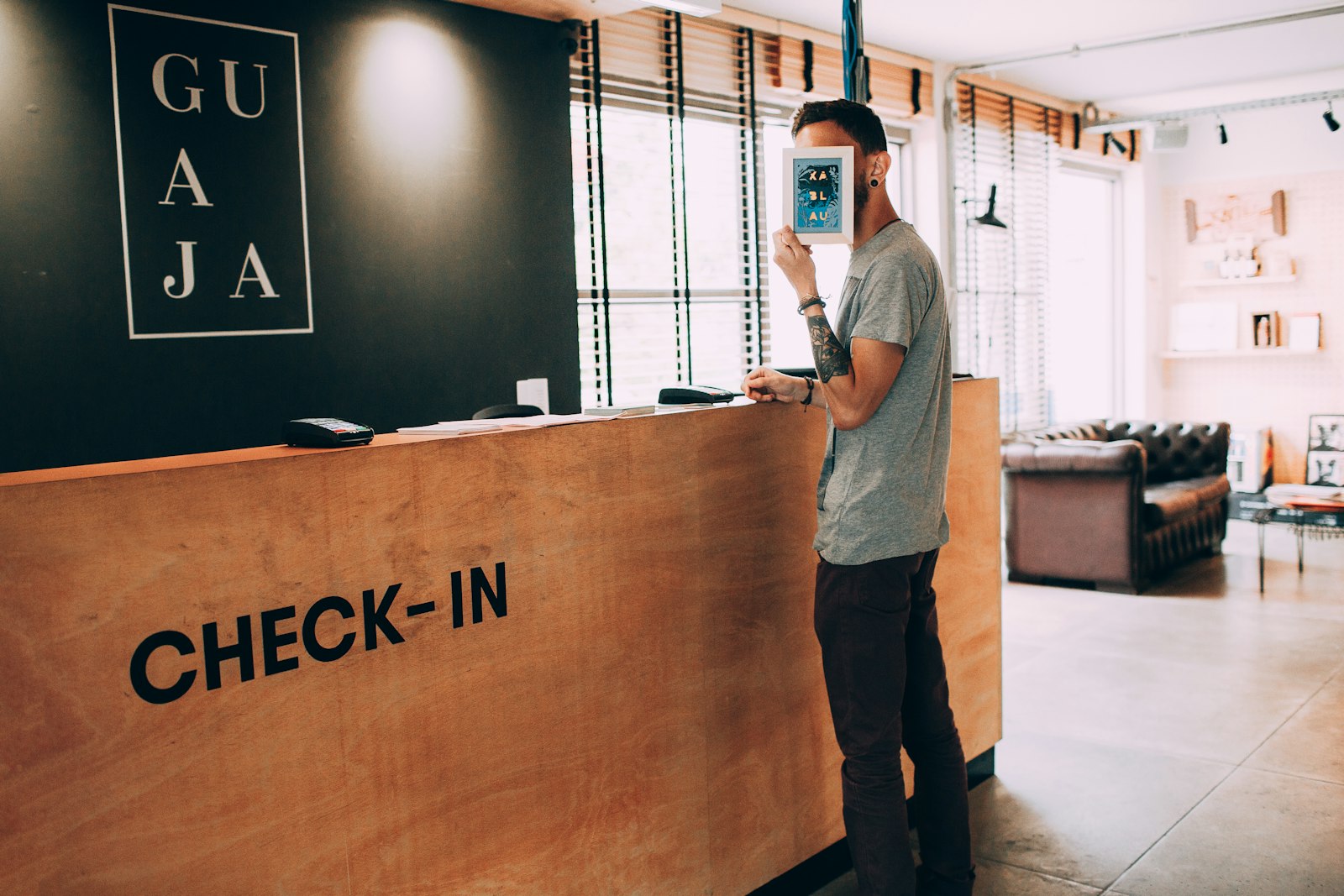 Guest Feedback Form for Homestays, Hotels and Resorts 2 Hotel front desk where a checkout conversation naturally leads into a feedback request